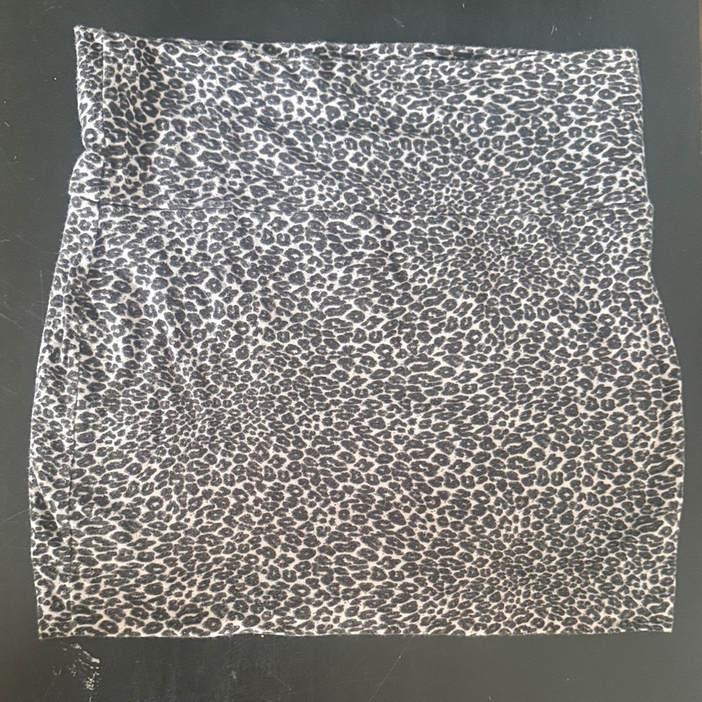 Rue21 Black and White Animal Print Pencil Skirt